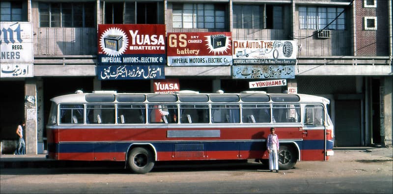 London Delhi Overland bus