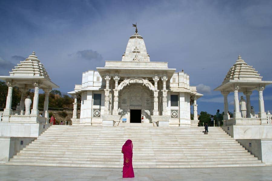 Jaipur white marble hindu Birla temple