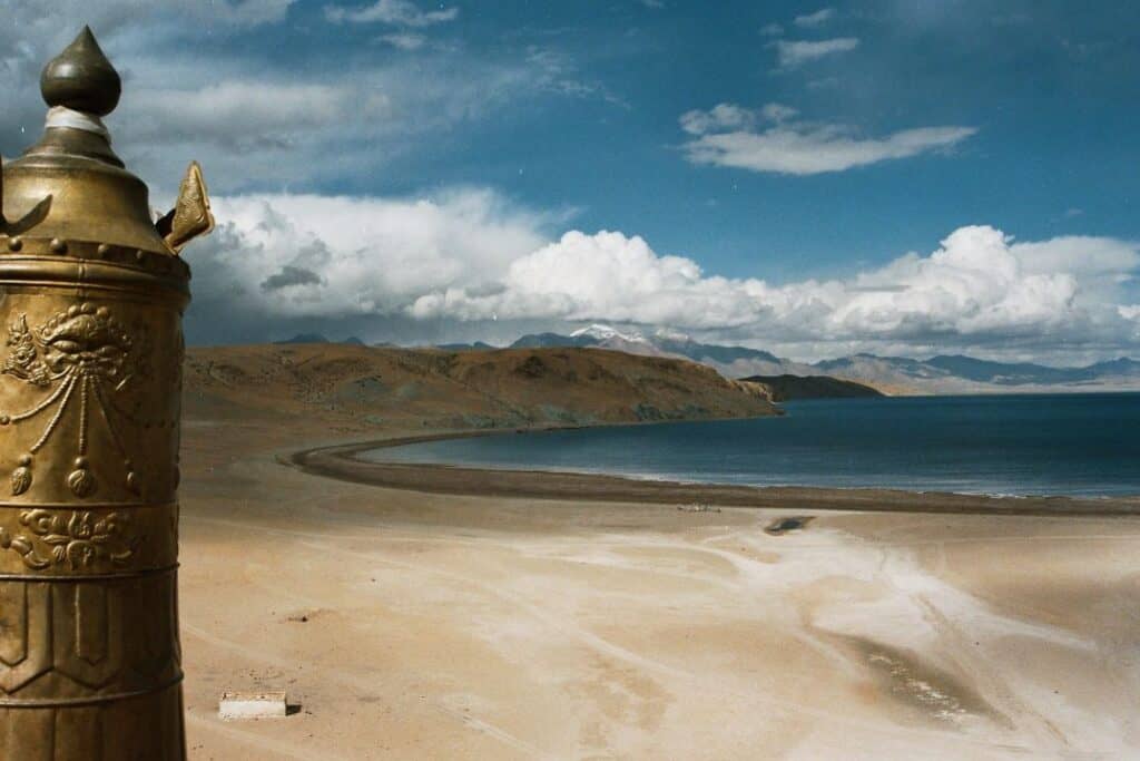 Mansarovar Lake in Tibet along the Kailash pilgrimage trek