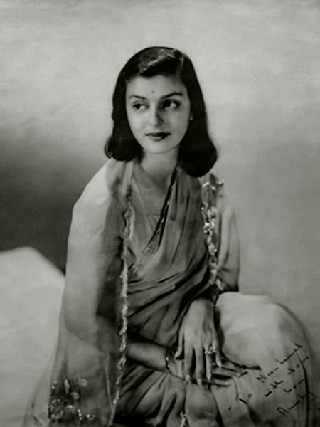 Gayatri Devi the wife of former maharaja of Jaipur