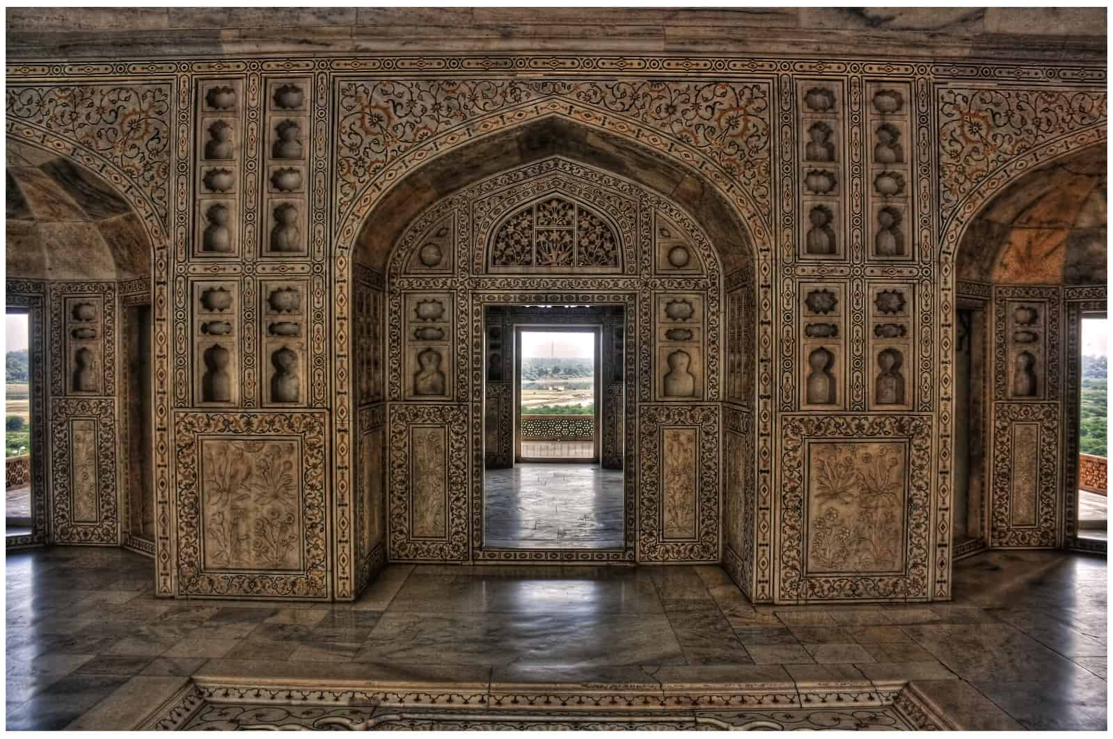 Interior of the Taj Mahal