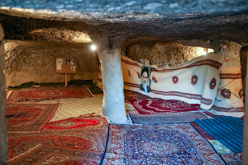 Maymand cave house inside