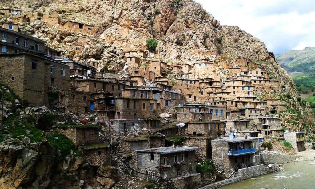 Palangan village in Iran