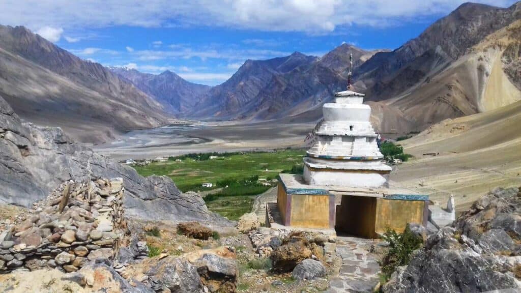 Zanskar valley in Ladakh