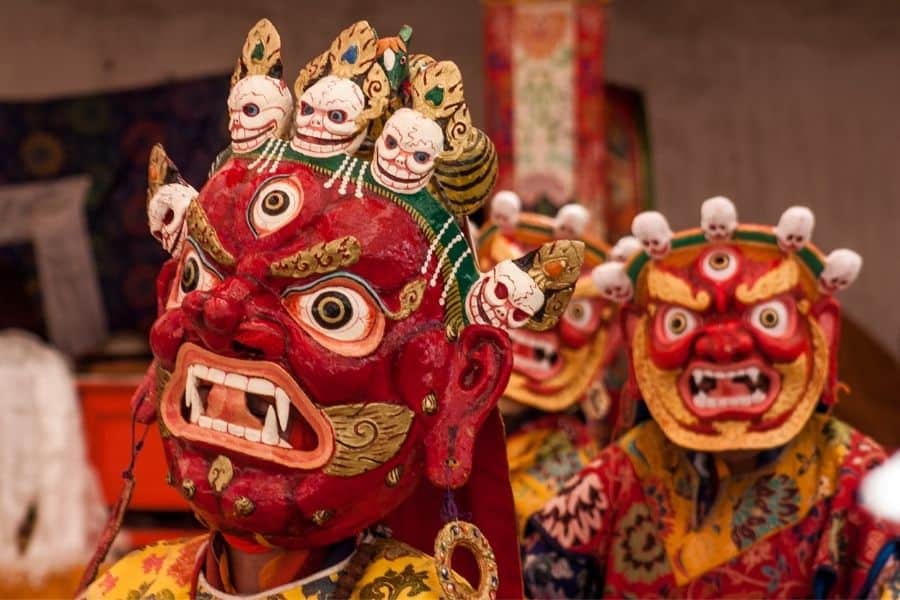 mask (cham) dances during Ladakh festival