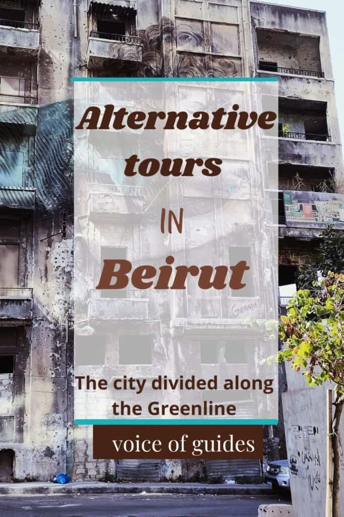 Are you looking for a local tour in Beirut that apart from the Lebanese street art, architecture gives you an insight into the tragedy of the civil war, the aftermath of the 4th August Beirut explosion and daily life? The Alternative Beirut tours are a great way to discover the most cosmopolitan city of the Middle East #visit Beirut #Beirut local tour #Beirut architecture #exploison 4th August