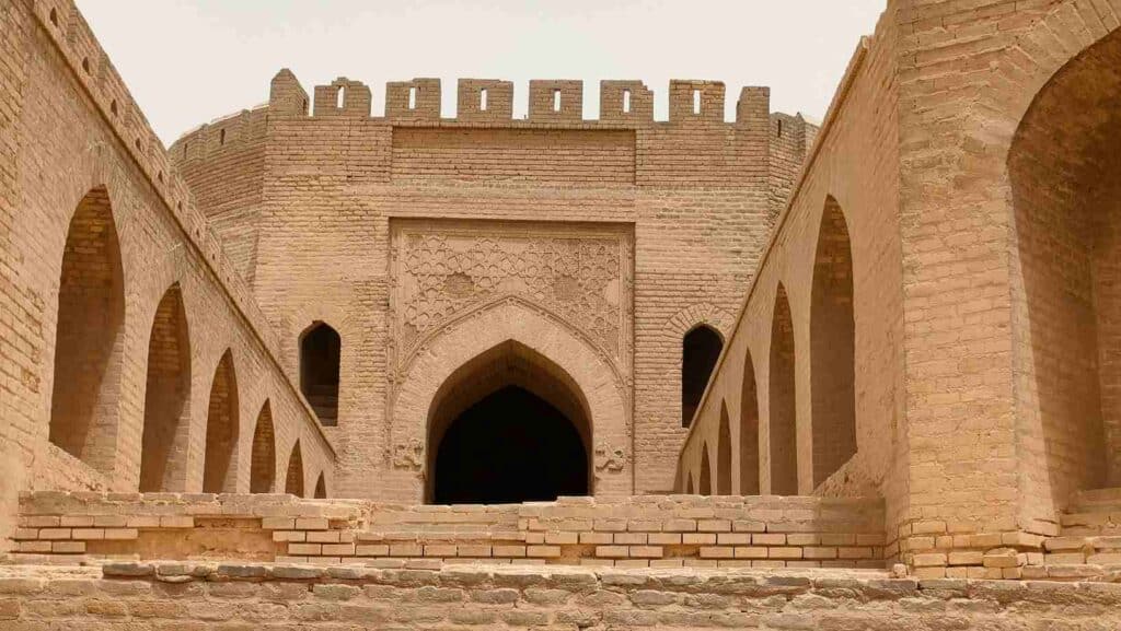 Bab Al-Vastani, the only remaining gate of the old city of Baghdad