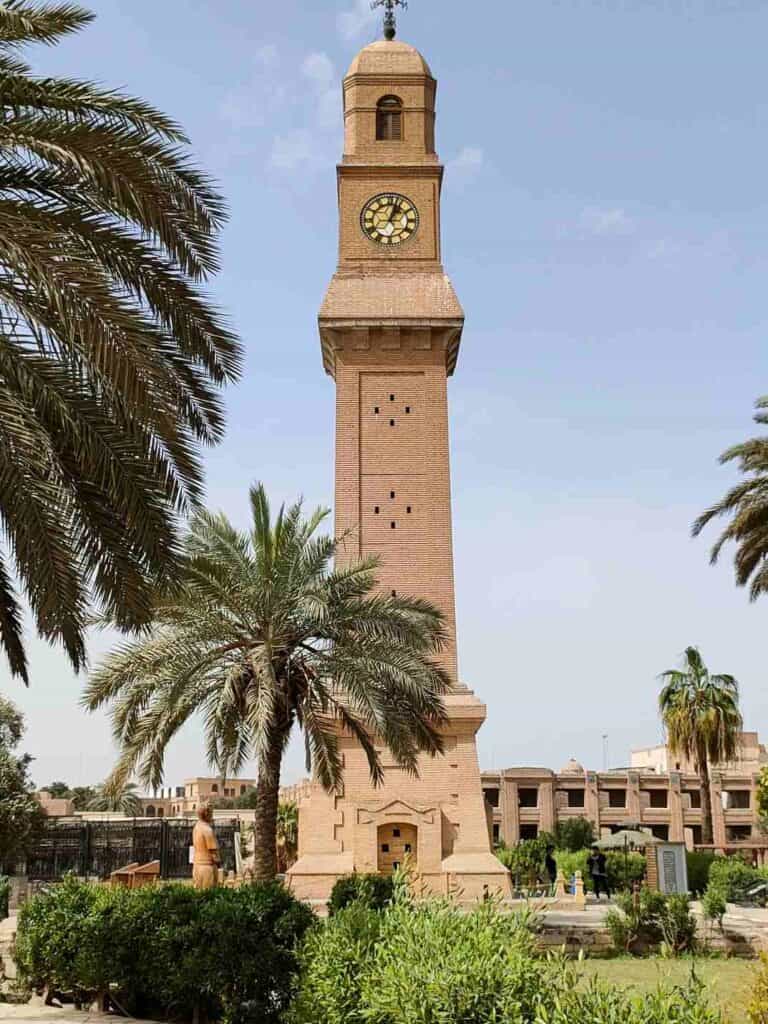 the clock tower in Baghdad