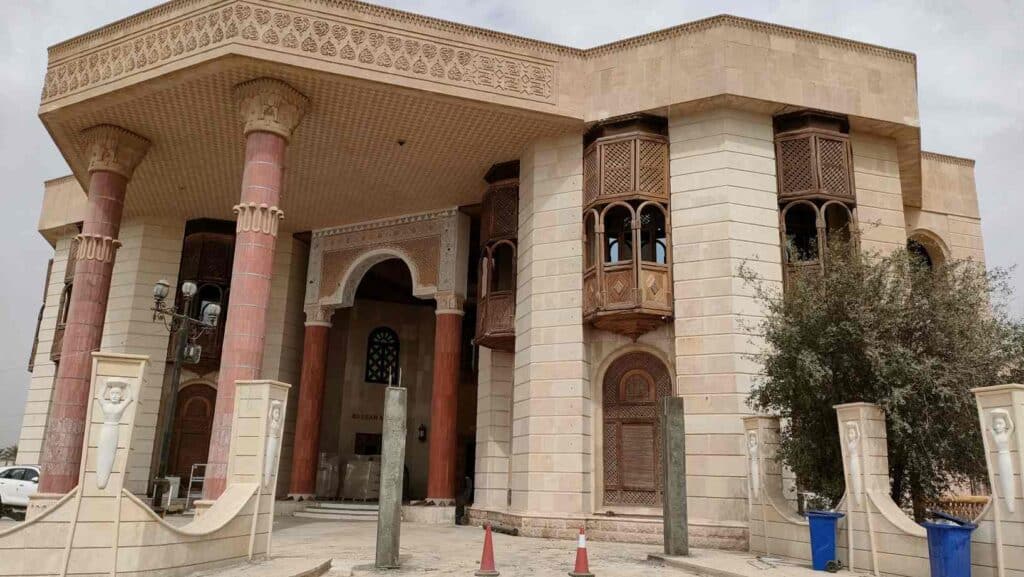 Basra Museum in the former palace of Saddam Hussein