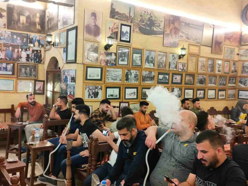 The famous Shabandar cafe in Baghdad