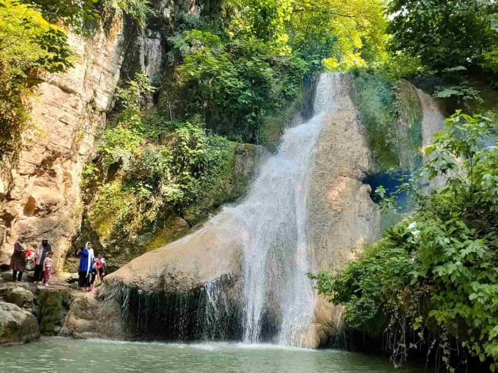 Lowe waterfall north Iran