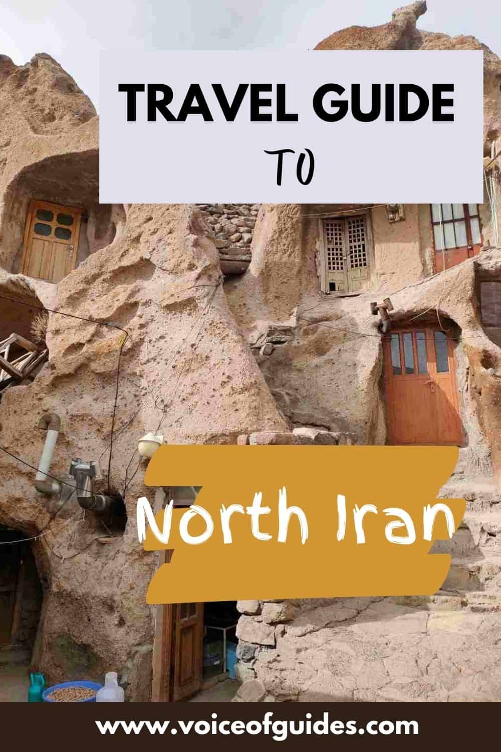 Pinterest pin 2 weeks north Iran itinerary