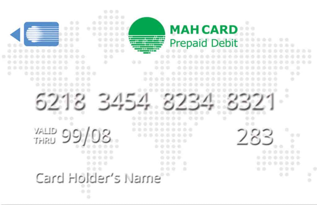 Mah card travel debit  card