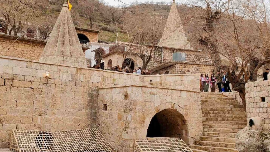 Lalish, the main temple of Yezidi people