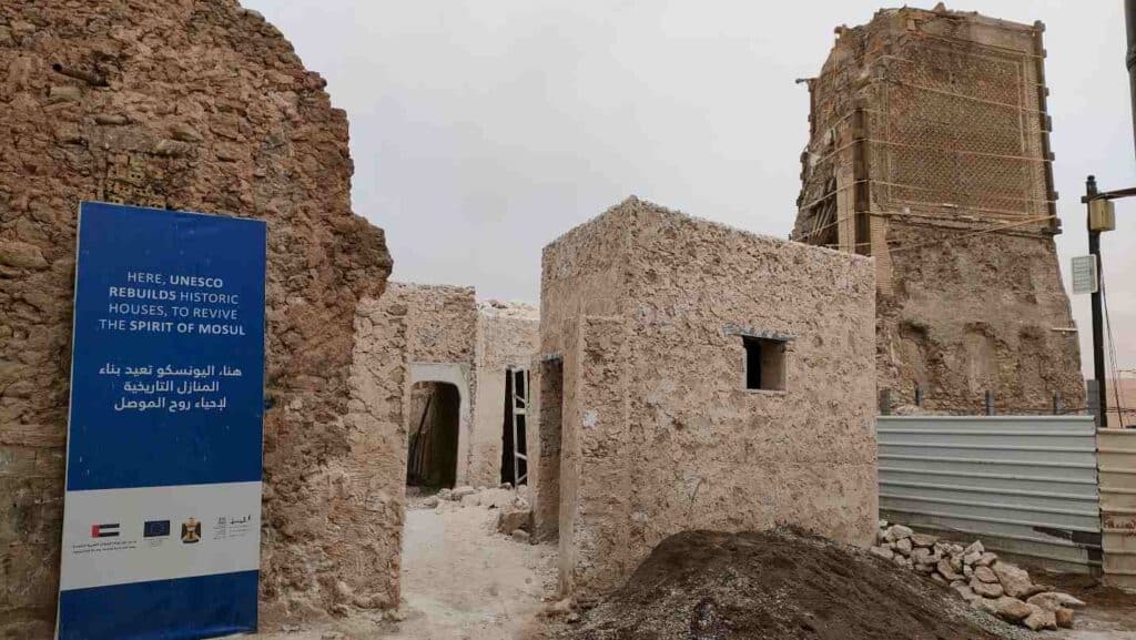 The area in Mosul being rebuilt by UNESCO