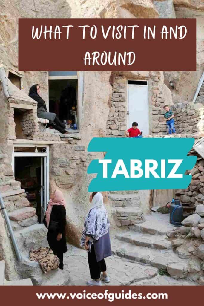 pinterest pin for things to do in Tabriz Iran