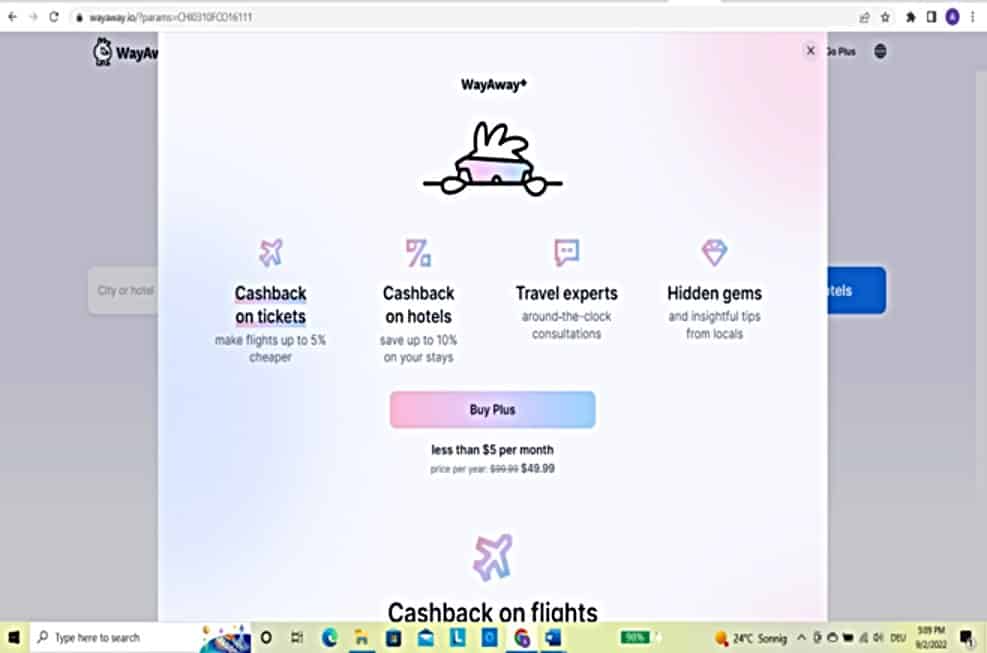 WAYAWAY REVIEW: CHEAP FLIGHTS WITH CASHBACK - Voice of Guides