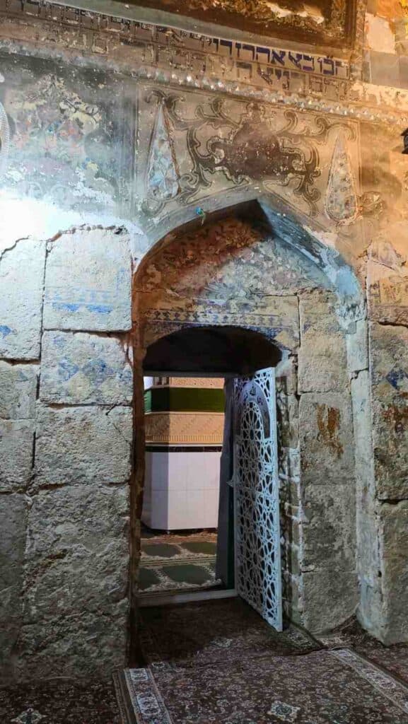 Hebrew inscriptions in Ezekiel's tomb, a must-see when you visit Babylon/Hillah in Iraq