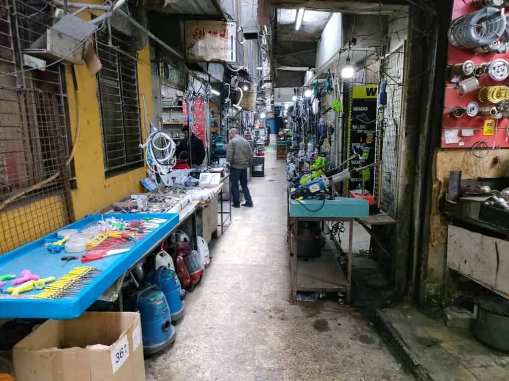 Underground thief market in Amman