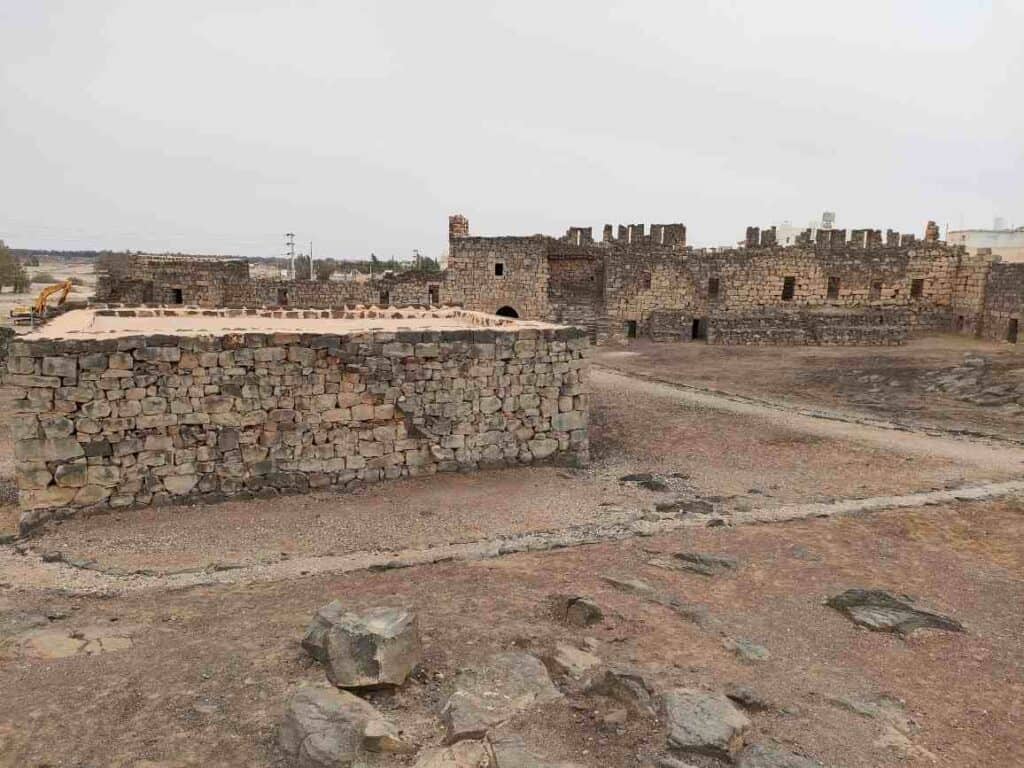 Azraq desert castle in Jordan