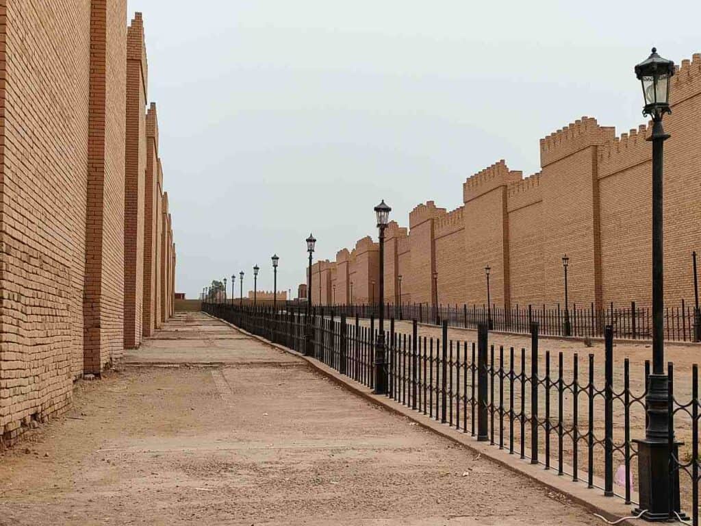 Reconstructed processional way of Babylon