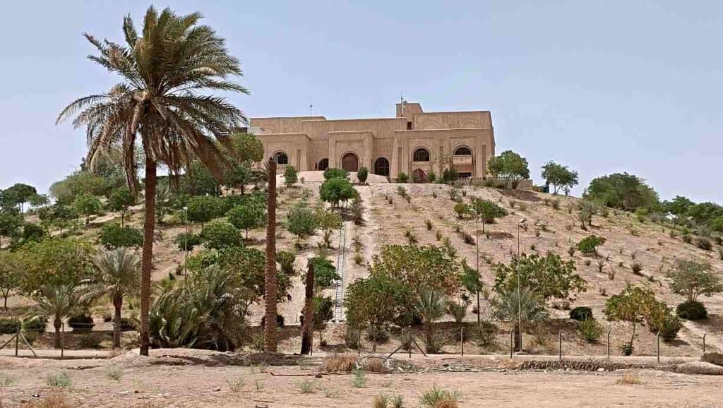 Saddam's palace in Babylon