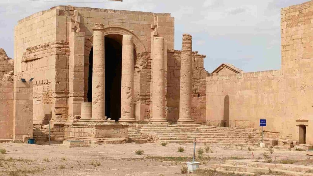 Ruins of the former trading city, Hatra, one of the best things to do in Iraq