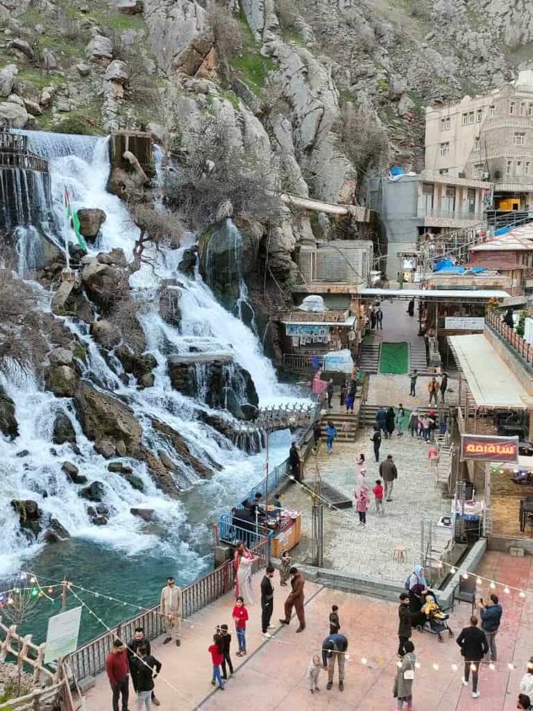 Iraqi Kurdistan Bekhal waterfall