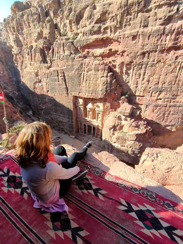 Petra viewpoint to the Treasury