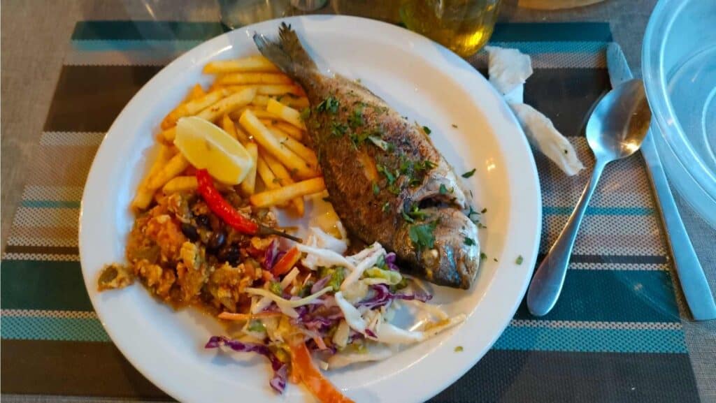 Tunisia fish dish