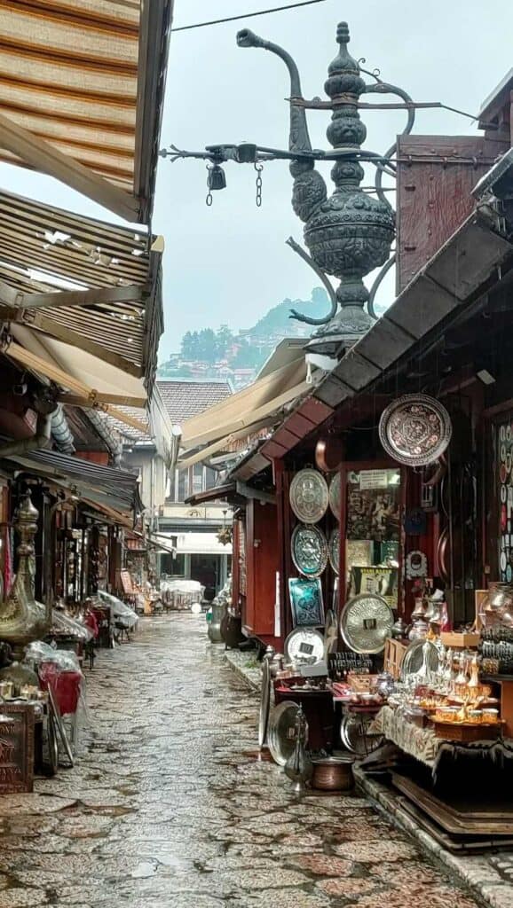 Kazandžiluk, coppersmith street in Sarajevo
