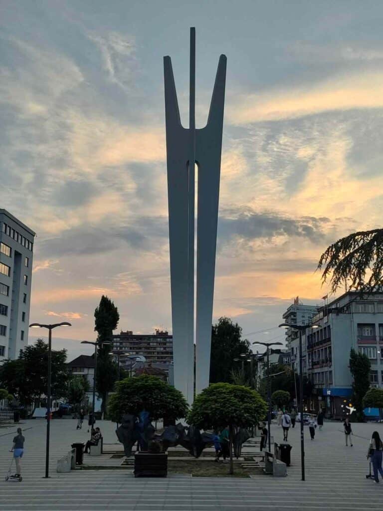 Pristina Monument of brotherhood and Unity