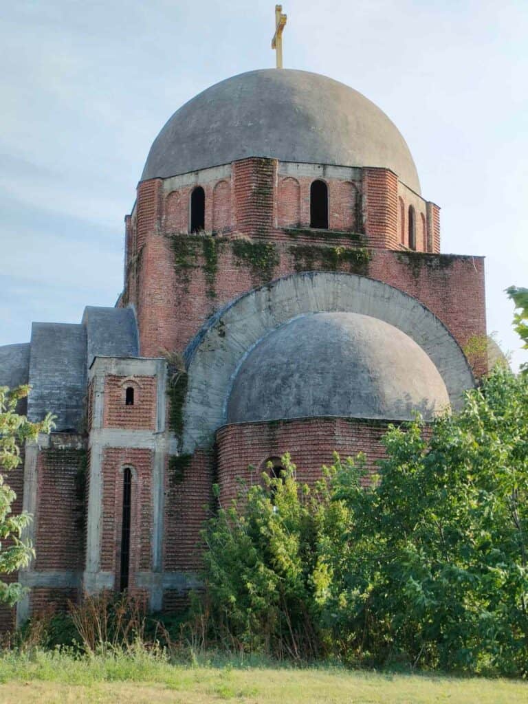 The unfinished Serbian Orthodox Church