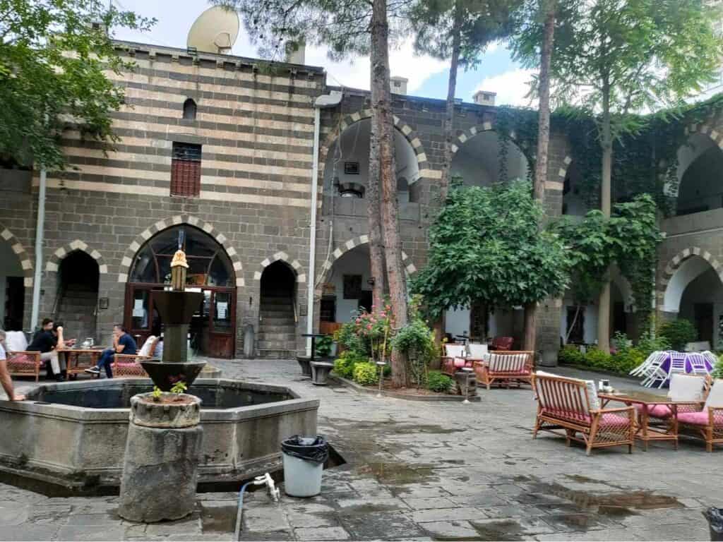 A former caravanserai converted into hotel in Diyarbakir