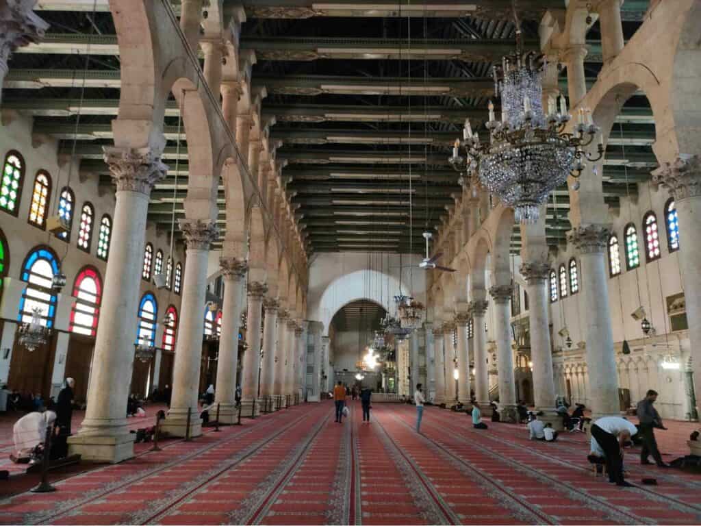 Umayyad mosque inside, Damascus