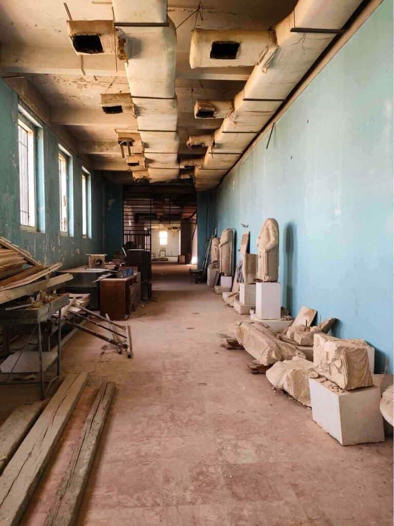 The Palmyra museum was sacked during the war