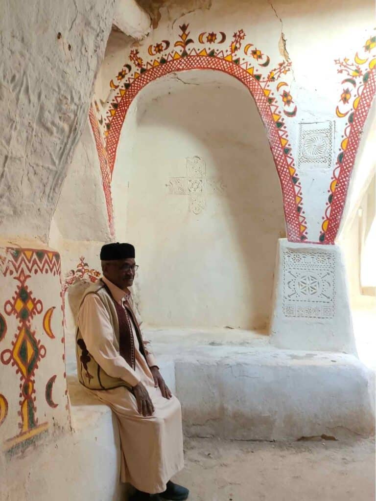 Man in traditional dress in Ghadames