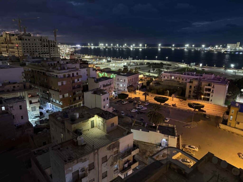 Tripoli at night