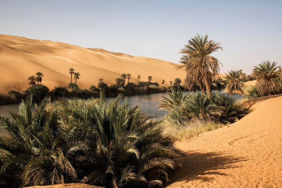 Ubari lakes Libya